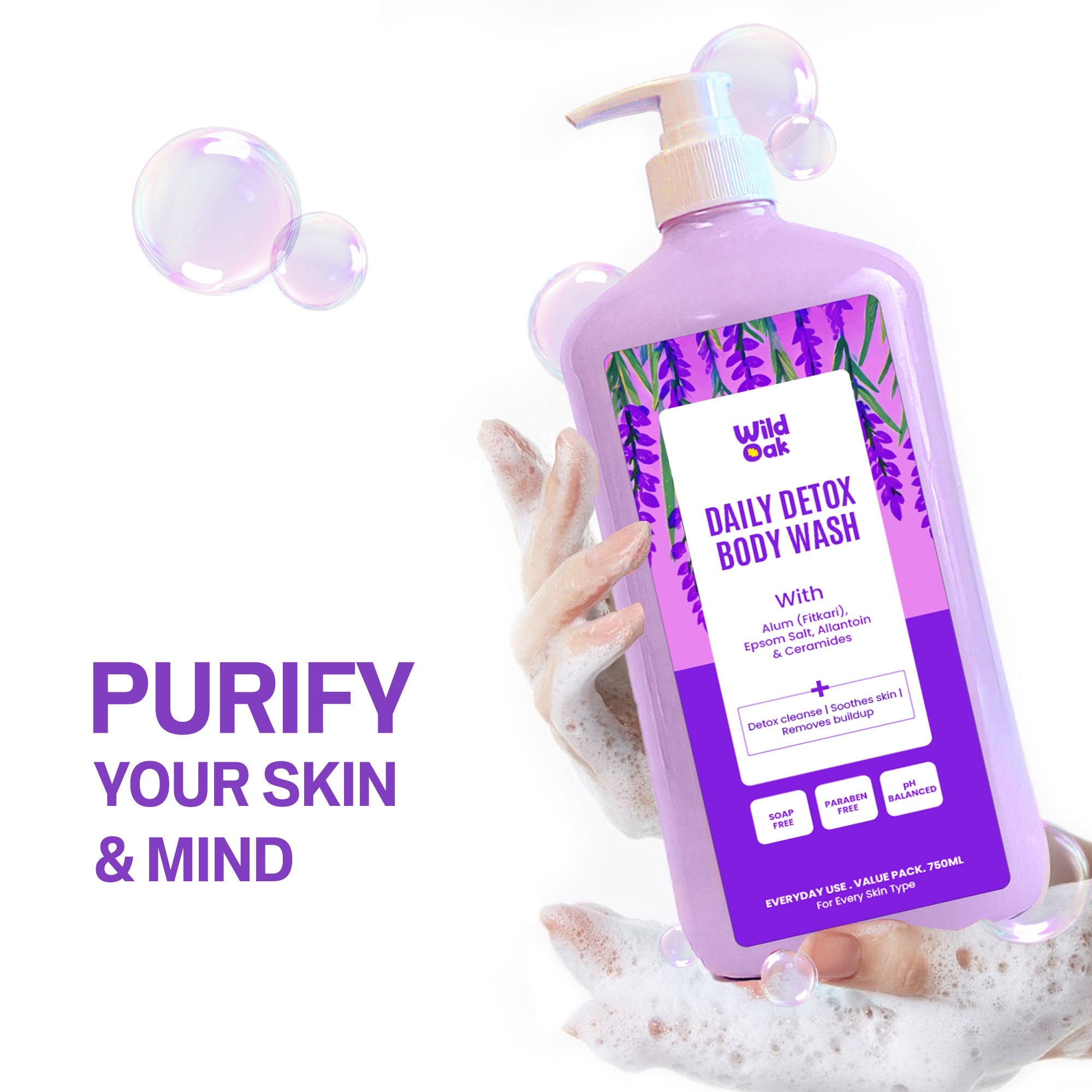 What Makes WildOak Fitkari Body Wash India’s First Mineral Detox Formula