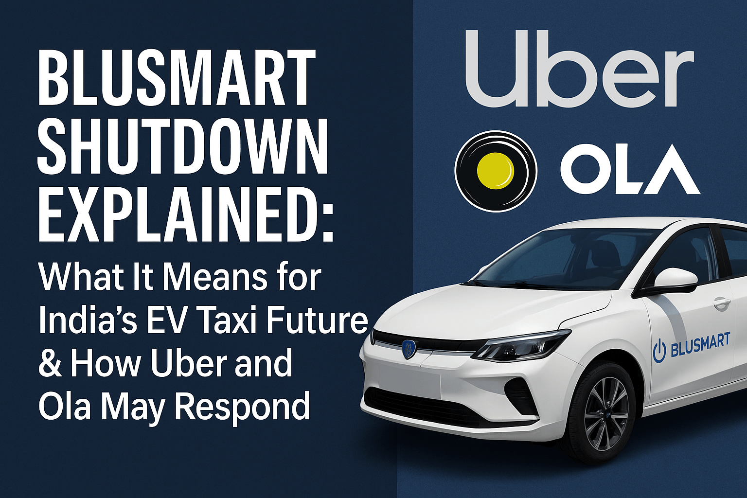 BluSmart's Sudden Shutdown: What It Means for India's EV Ride-Hailing Future