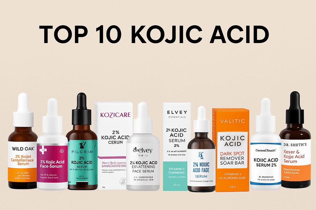 Top 10 Kojic Acid Products for Dark Skin Brightening & Pigmentation (2025 Edition)