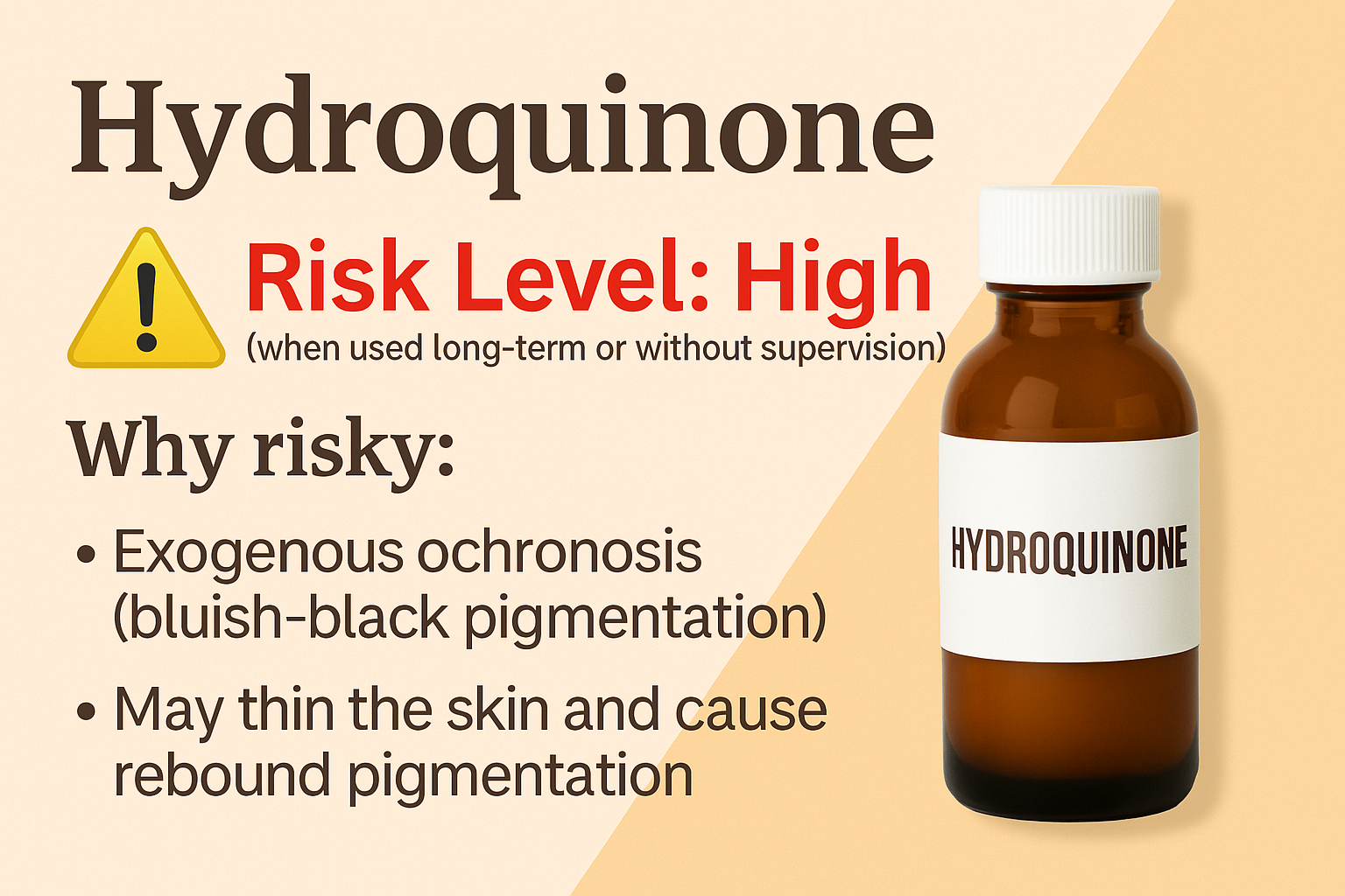 Hydroquinone in Skincare: A Brightening Ingredient with Dark Consequences