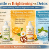 Gentle vs Brightening vs Detox Body Washes — Which One Should You Use?