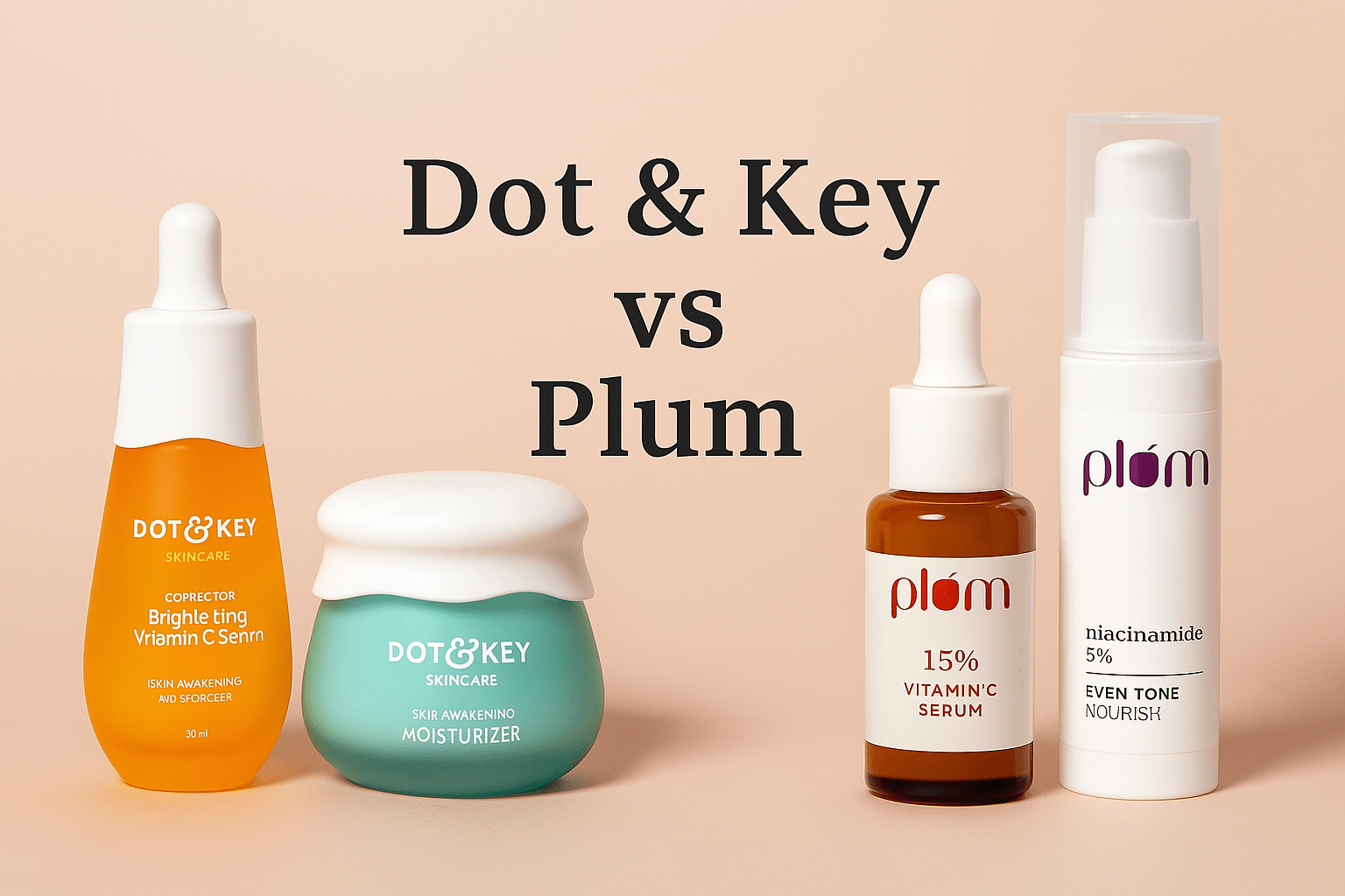 Dot & Key vs Plum: Which Skincare Brand is Better in 2025?