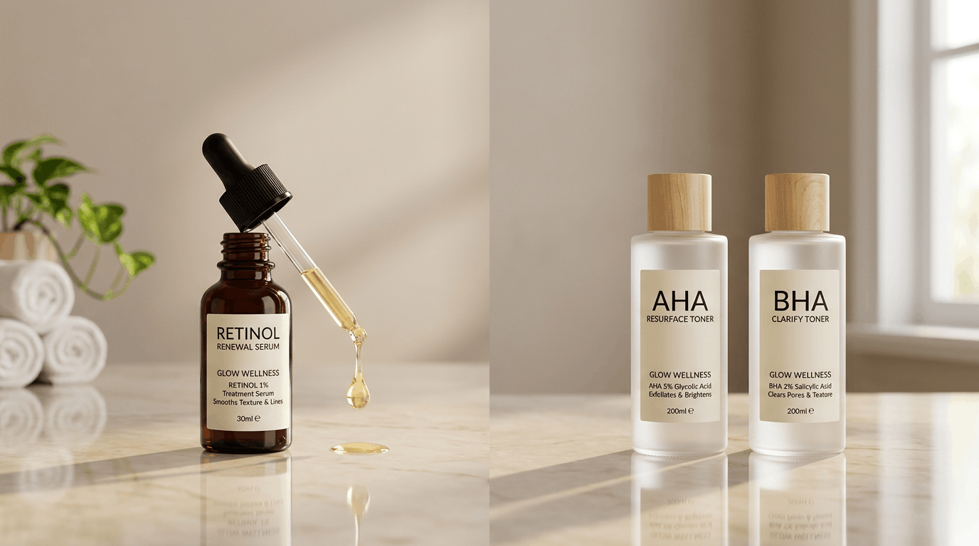 Retinol vs AHA/BHA: Best Actives for Texture & Dark Spots
