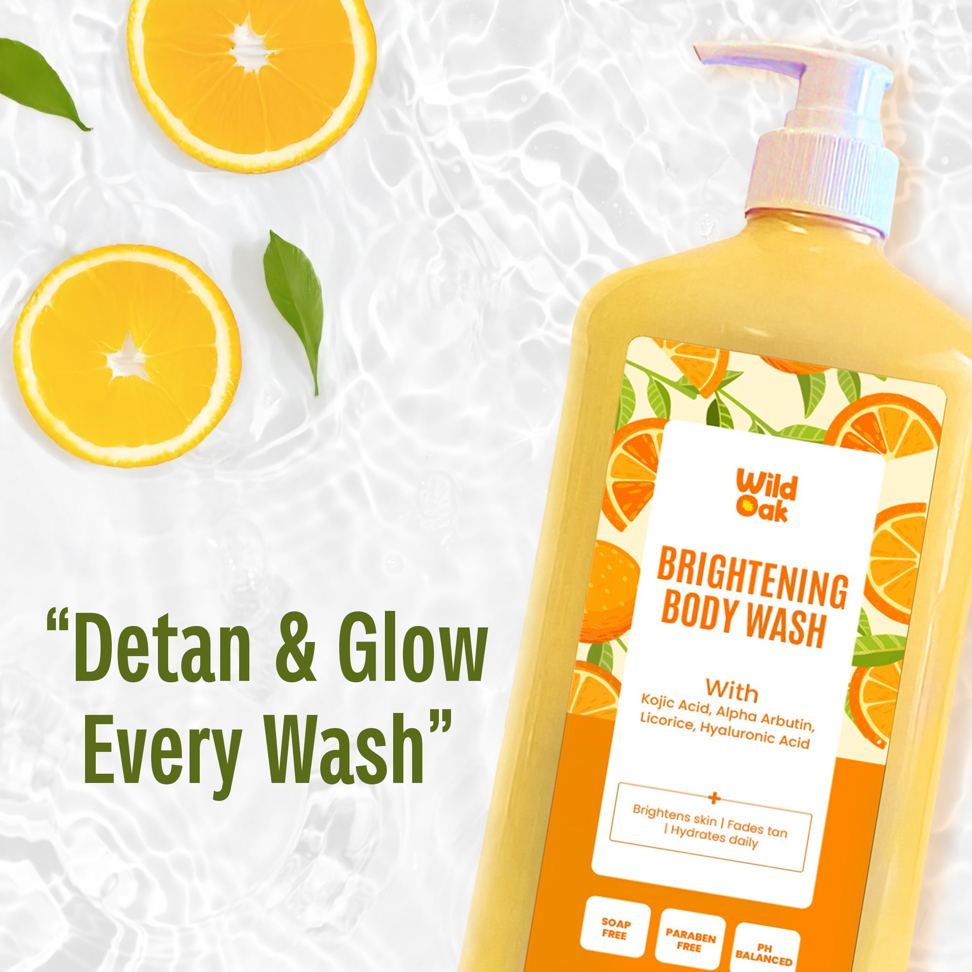 What Makes WildOak’s Brightening Body Wash Different from Ordinary Kojic Washes