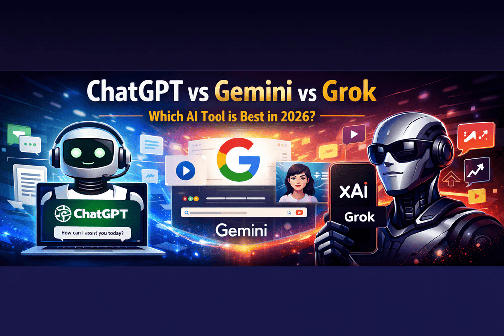 ChatGPT vs Gemini vs Grok: Which AI Tool Is Actually the Smartest in 2026?
