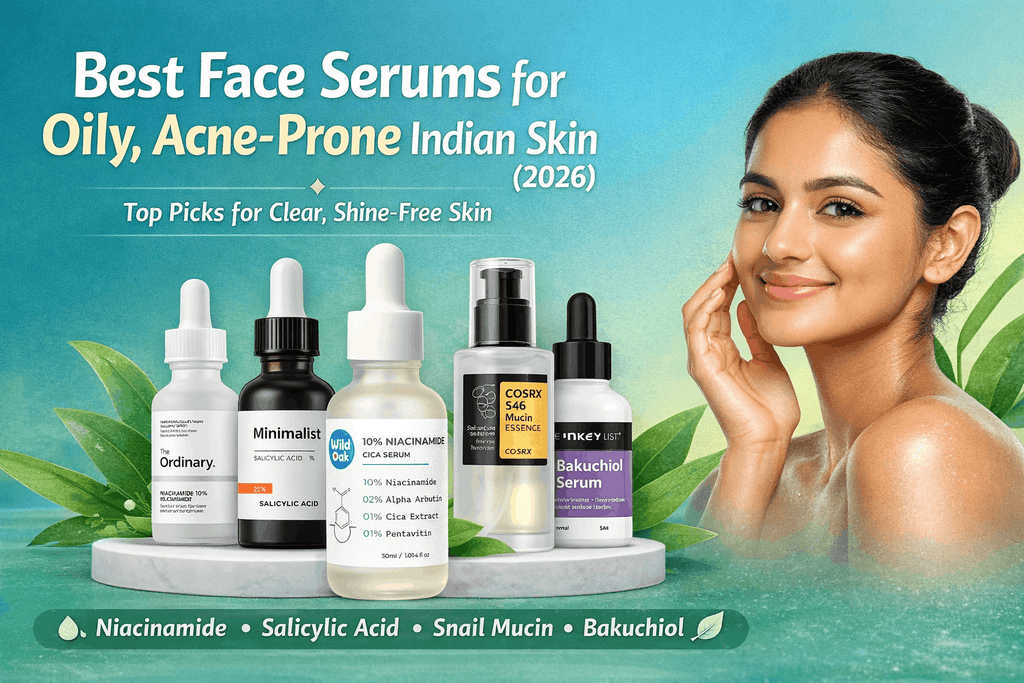 Best Face Serums for Oily, Acne-Prone Indian Skin (2026 Guide)