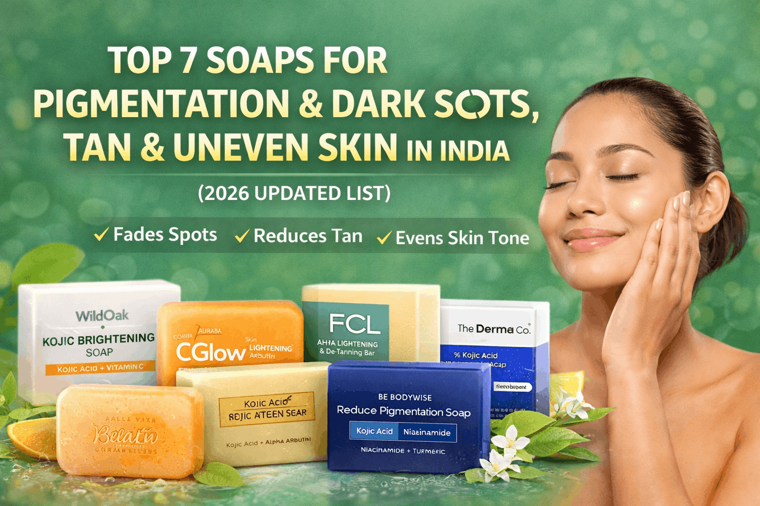 Top 7 Soaps for Pigmentation & Dark Spots, Tan & Uneven Skin in India (2026 Updated List)
